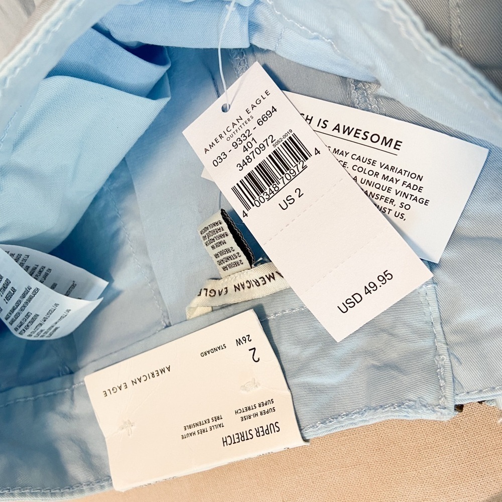 NWT American Eagle Baby Blue Skirt - Picture 7 of 8